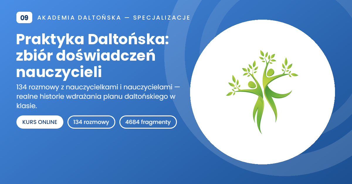 Praktyka Daltońska: zbiór doświadczeń nauczycieli